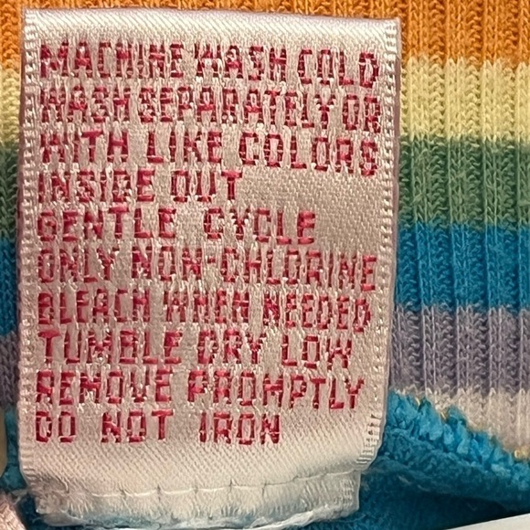 Vintage Xhilaration Velour Rainbow Elastic Blue Cropped Cargo Pajama Bottoms L - Picture 4 of 8